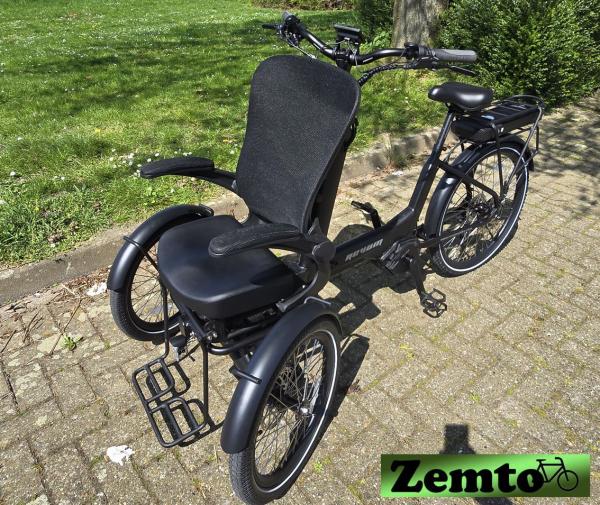 Elektro Dreirad Zemto-Mover T5, kleine Rikscha, mit Lastenrad Umbau Möglichkeit